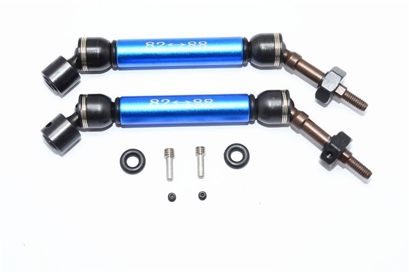 GPM Alu CVD Antriebswelle mit Hex-Adapter hinten blau Traxxas Slash/Stampede 4x4