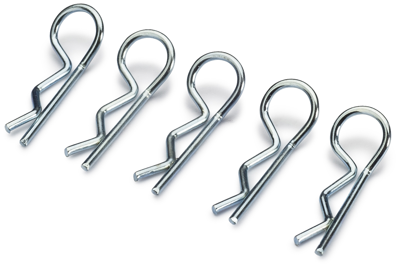 Absima Karosseriesplinte mittel/silber (10 St.) 2440013 - Abbildung 1
