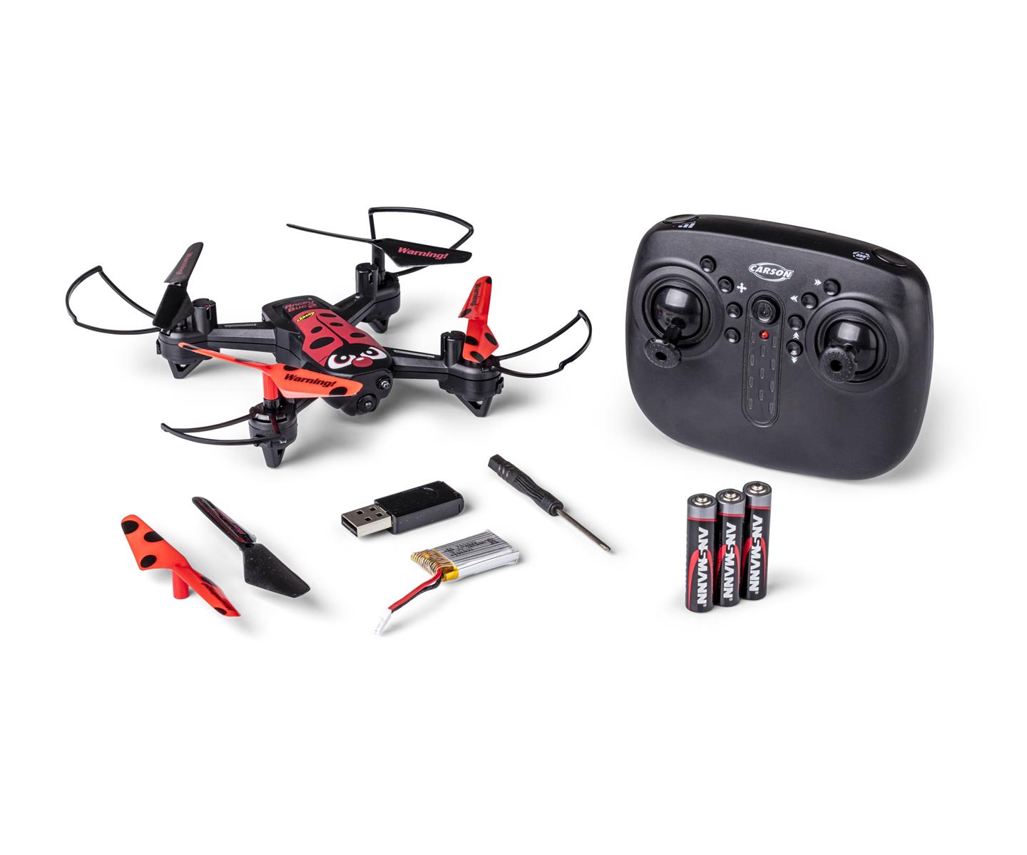 Carson 07153 X4 Quadcopter Angry Bug 2.0 100% RTF 500507153 - Abbildung 1