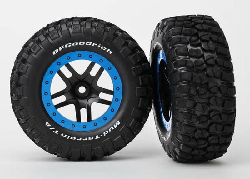Traxxas T&W, GLUED (SCT SS BLK/BLUE BE 5885A