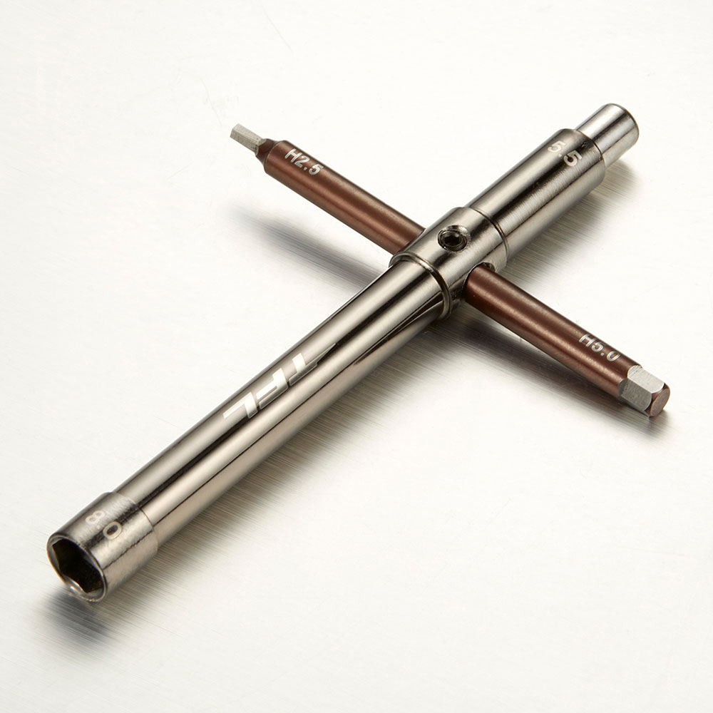 TT1606-01 Kreuzschlüssel Sechskant Innen 2,5/5,0mm Aussen 5,5/8,0mm
