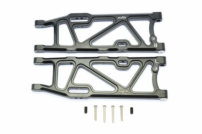 GPM Alu Querlenker unten hinten schwarz ARRMA Kraton, Outcast, Notorius 6s MAK056BK
