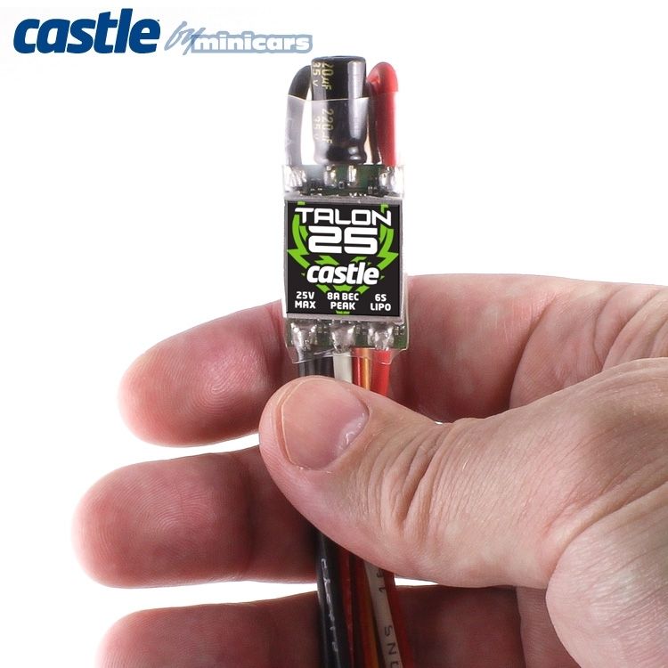 Castle Talon 25 - 2S-6S 25A 5A-BEC ESC 010-0128-00
