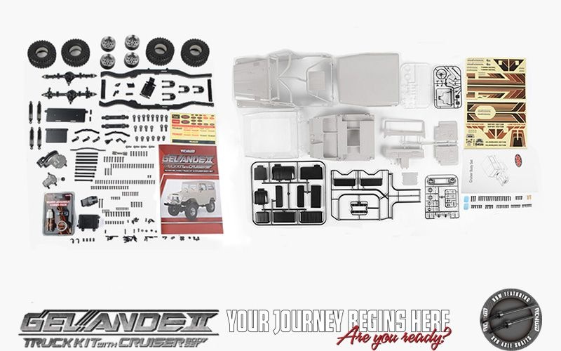 RC4WD Gelande II Truck Kit mit Cruiser Karosserie Set Z-K0072 - Abbildung 2