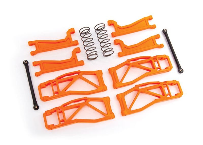 Traxxas Querlenker-Set WideMaxx orange Querlenker, Spurstangen +Feder 8995T