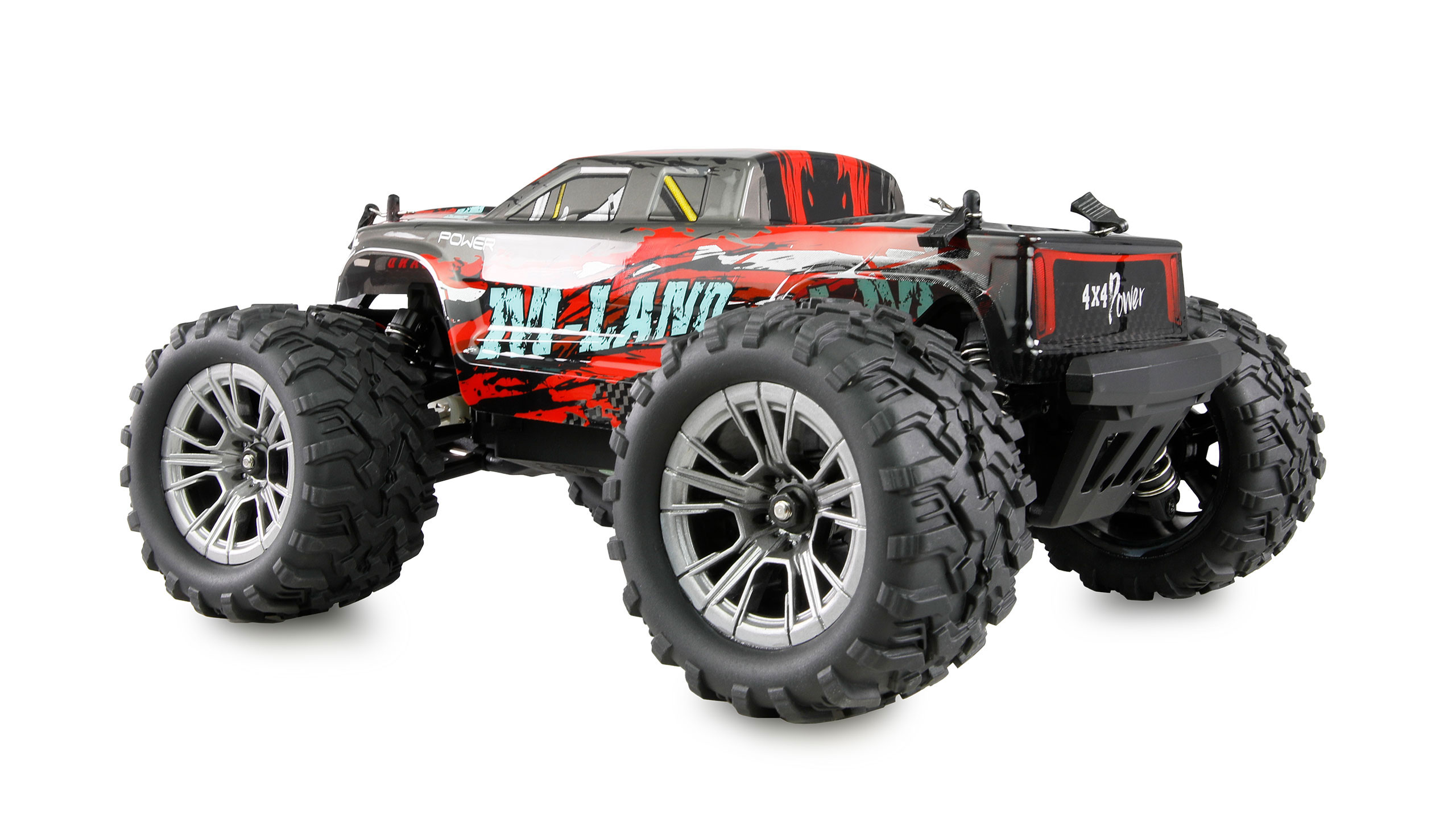 Amewi M-Land Monstertruck 48km/h 4WD 1:16 RTR rot 22622