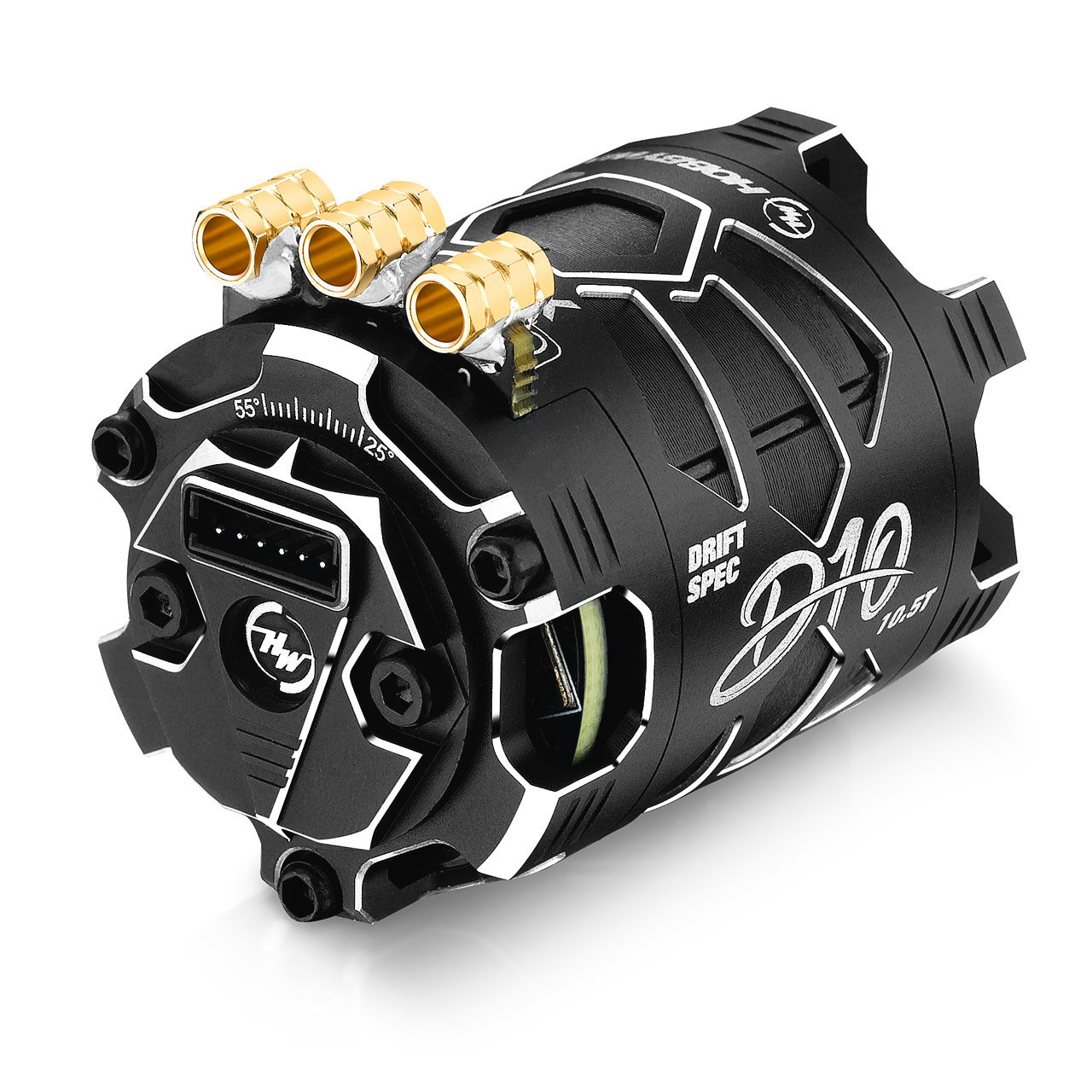 Hobbywing Xerun D10 Brushless Drift Motor 10.5T Schwarz 30401134