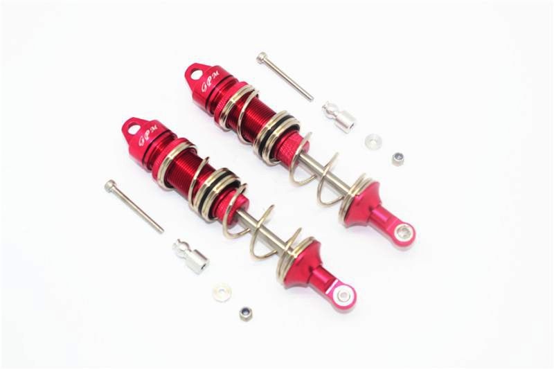 GPM Alu Dämpfer 115mm vorn m. Doppelfedern rot ARRMA Kraton, Typhon (h),Senton (h),Outcast,Notor,FT. 6s MAK115FAARS
