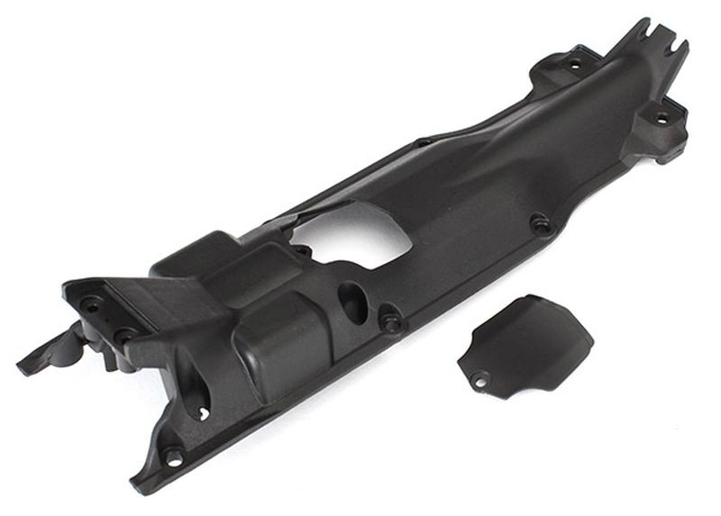Traxxas Skidplatte Getriebe, Nylon schwarz Cover 5637X