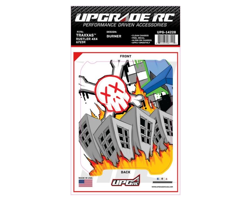 Upgrade RC Chassis Protector for Traxxas Rustler 4x4 (Burner) (1)
