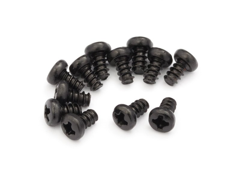 BLACKZON Flachkopf Selbstschneideschrauben PBHO2.3*4mm (12St.) 540055 - Abbildung 1