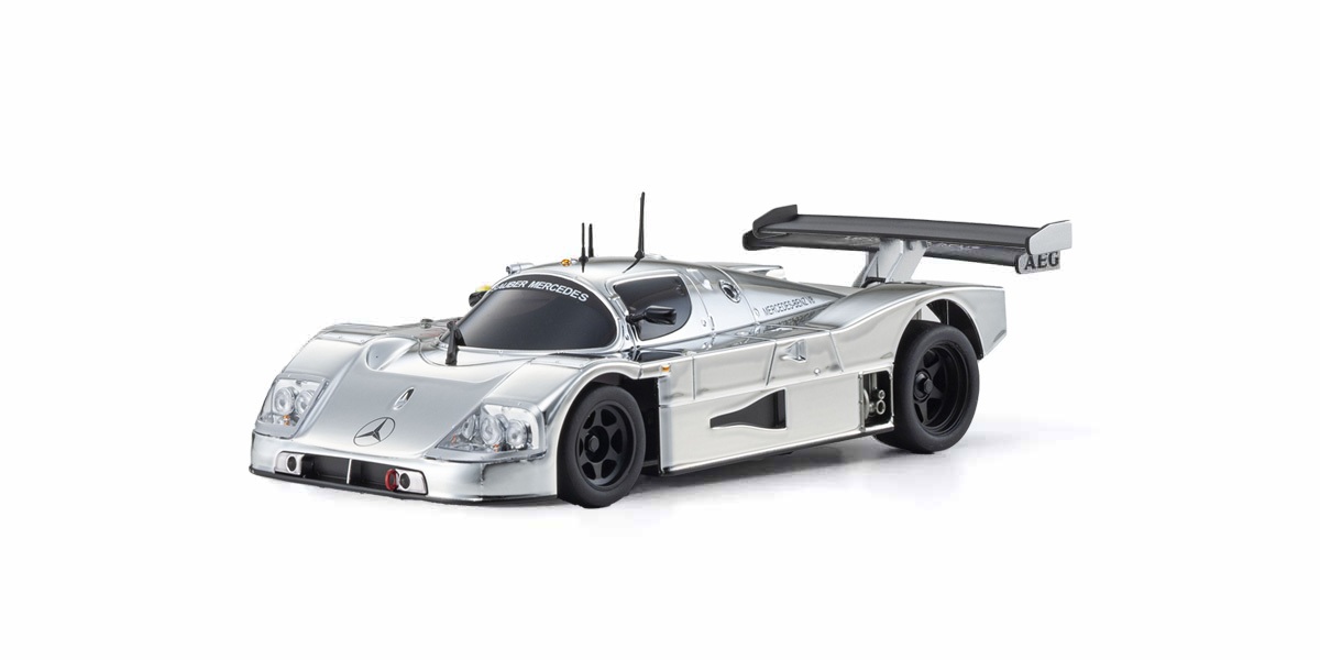 Kyosho Mini-Z MR04 RWD Sauber Mercedes C9 Chrome Silver (W-LM w/Gyro) 32362CRG - Abbildung 1