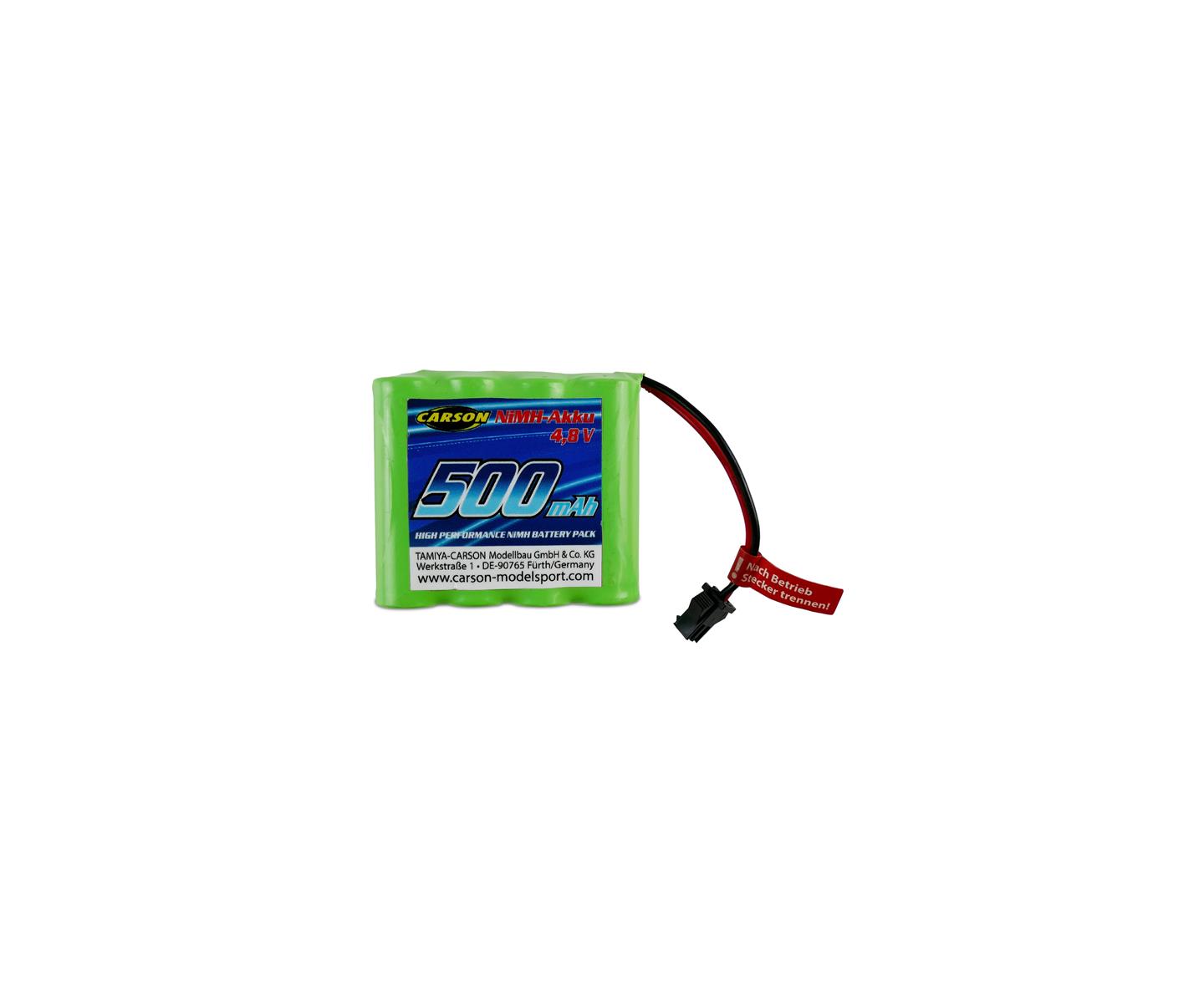 Carson 08247 4,8V/500mAh NiMH Akku : 500907342 JST 500608247