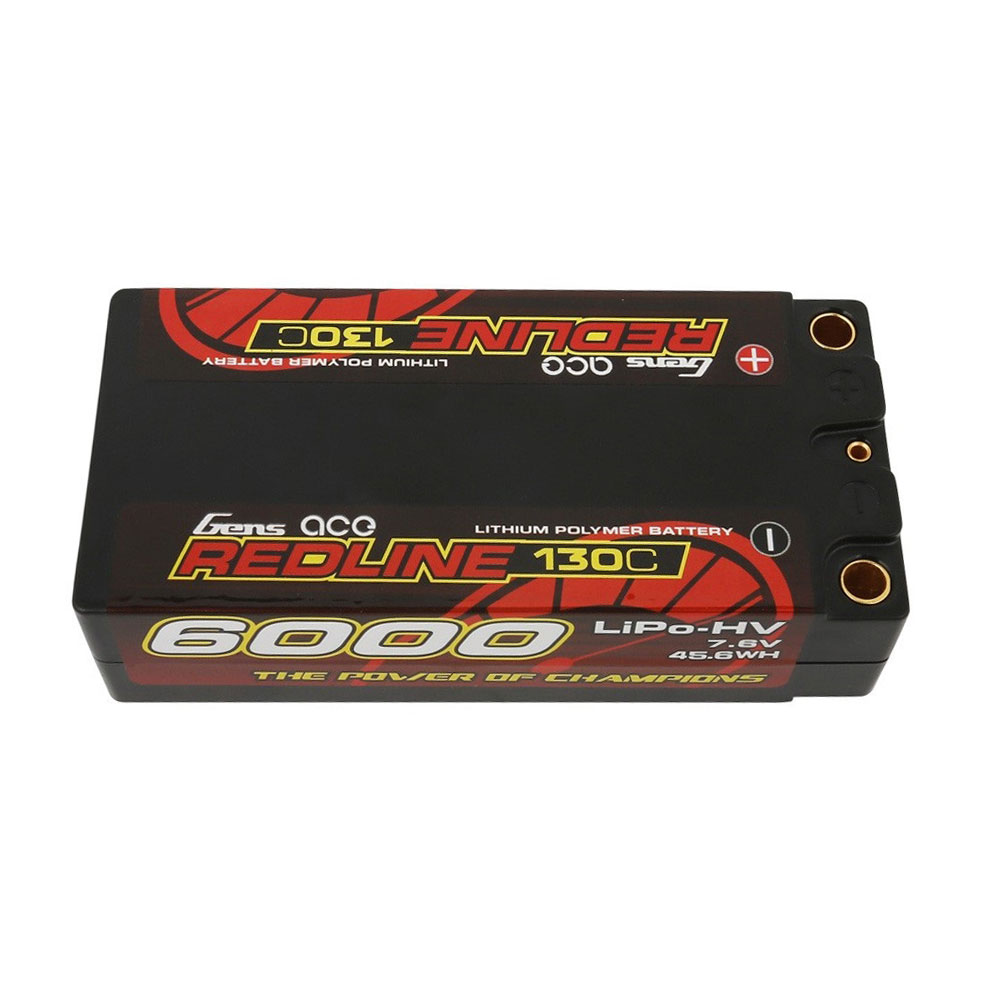 Gens ace Akku LiPo 2S HV 7.6V-130C-6000 (5mm) 97x48x26mm 220g GE4RL-6000H-2T5S