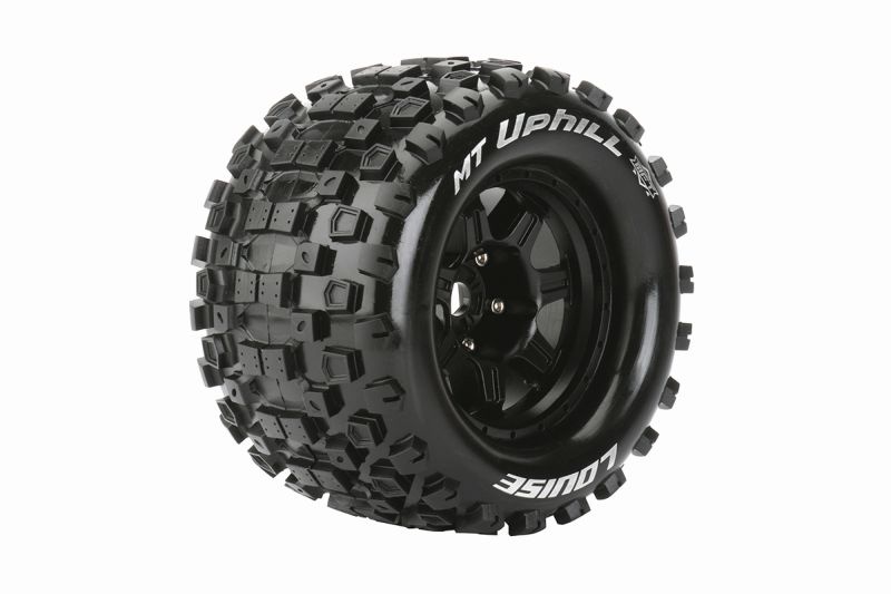 Louise MFT MT 3.8 Uphill 1/8 Sport Felge schwarz (2) 17mm TRAXXAS, HPI / 0 Offset / L-T3322B