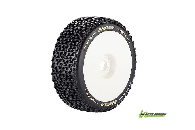 Louise B-Pirate soft Felge weiß (2) Verbrenner 1:8 Offroad L-T3126SW