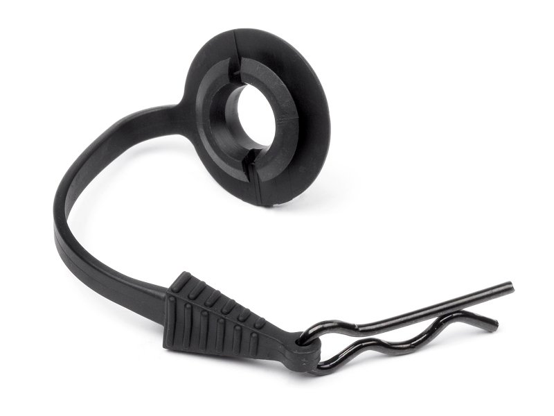 HPI 85470 Karosseriehalter-Scheiben mit Gummi und Splinte 8mm (12St) - Abbildung 2