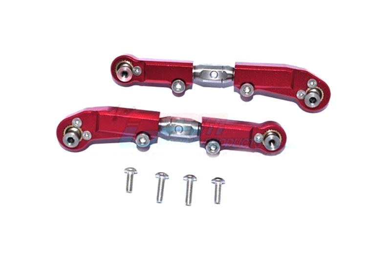 GPM Edelstahl Lenkstange mit Alu-Kugelpfannen rot ARRMA Limitless, Infraction, Typhon 6s MAF162SNR