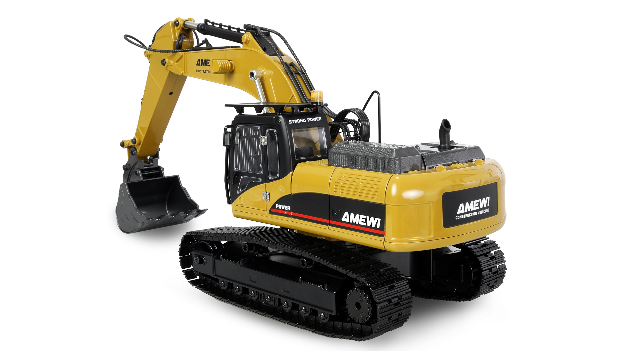 Amewi G705E Bagger Metall 1:14 RTR gelb 22732