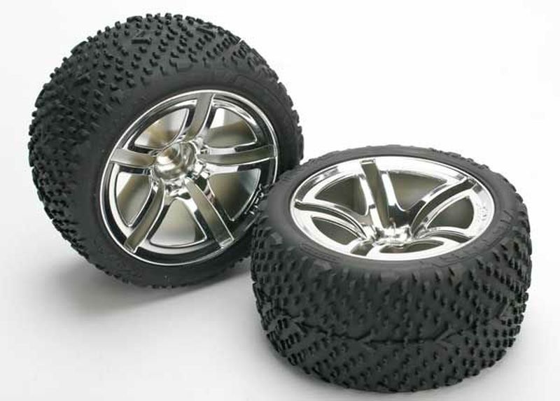 Traxxas Felgen + Reifen verklebt 5573