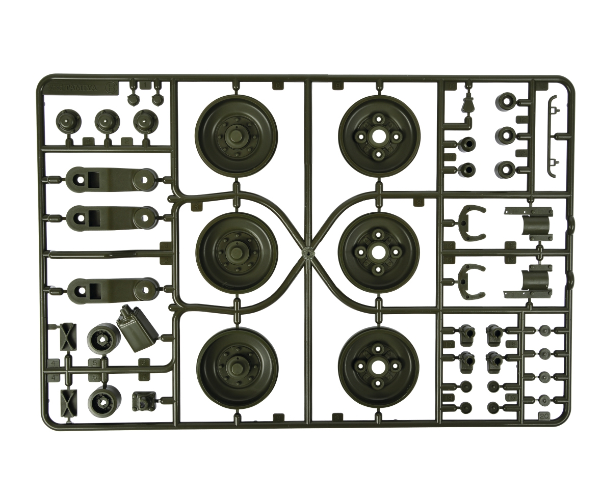 Tamiya 05977 B-Teile Schw.Arm/Laufro.(1) LEO2A6 56020 300005977