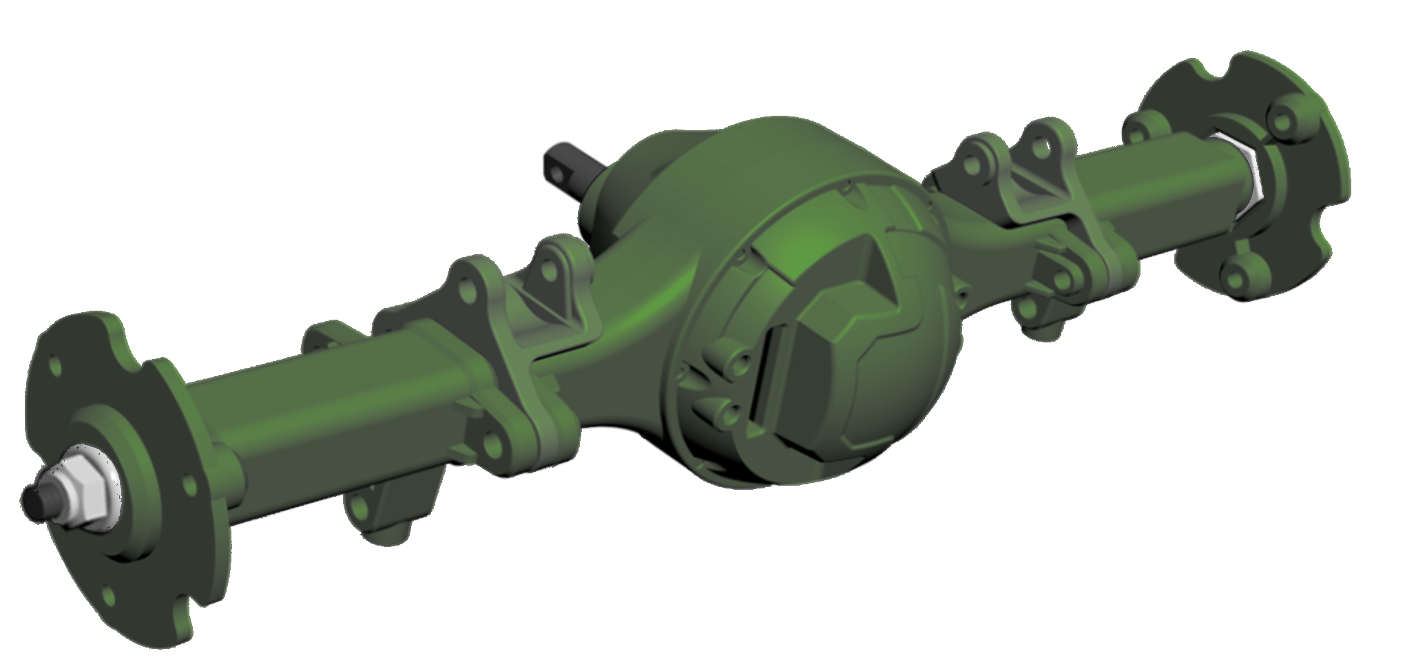 Amewi Hinterachse komplett montiert für 8x8 Truck sand T004G