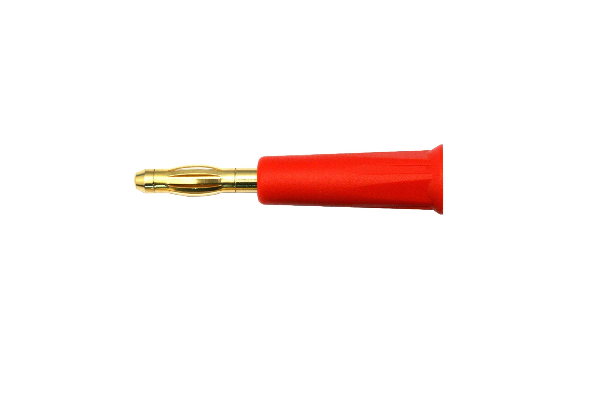 Bananenstecker 4mm red lose Goldkontakt Stecker male männchen