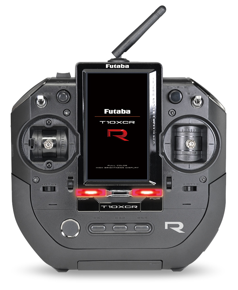 Futaba T10XCR Stick Fernsteuerung F-4G, T-FHSS SR, T-FHSS, S-FHSS - R404SBS FP05003239-3