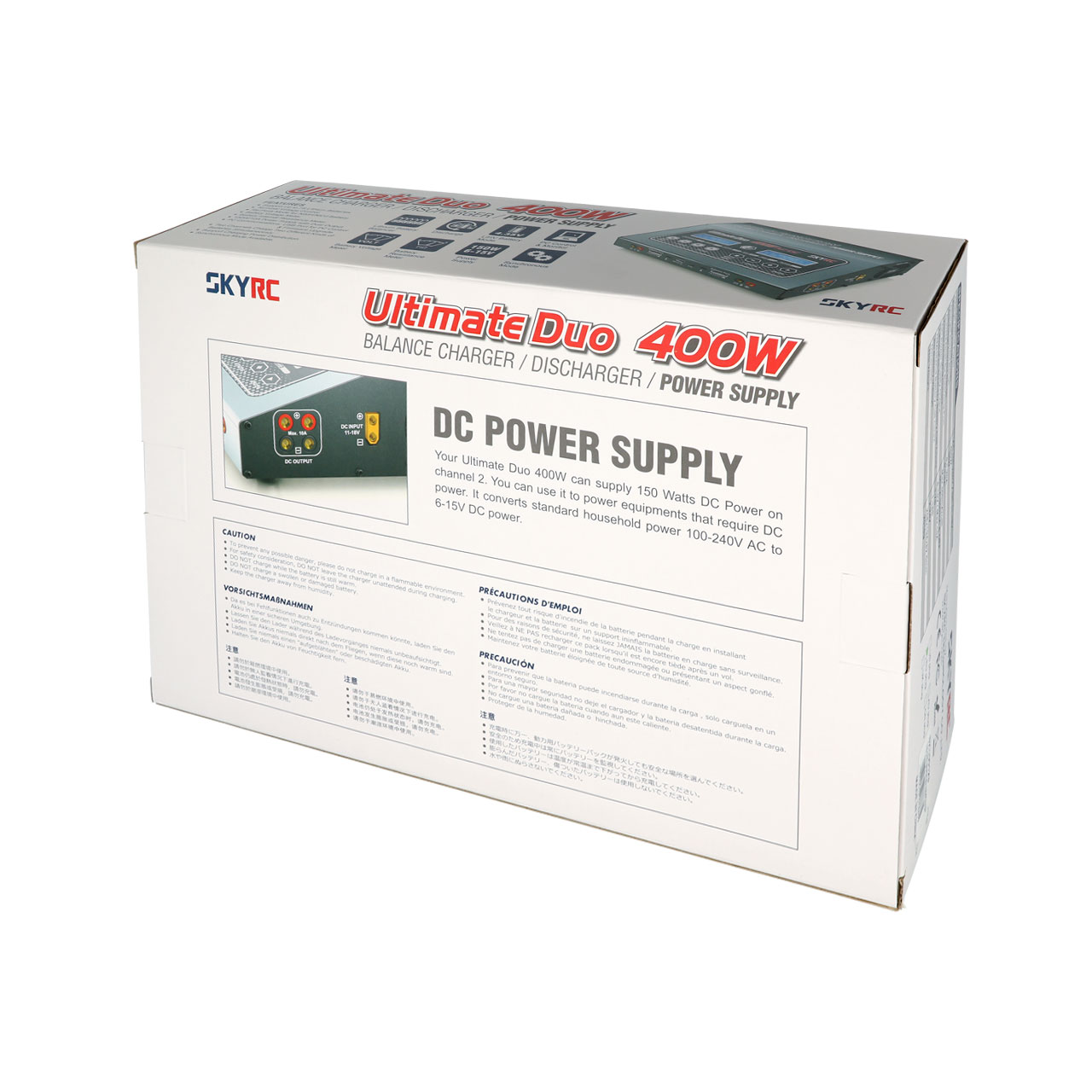 SkyRC D400 AC/DC Ladegerät LiPo 1-7S 20A 2x200W SK-100123