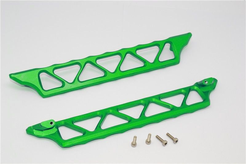 GPM Alu Seitenschutz grün Traxxas X-MAXX