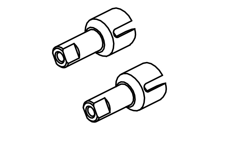 Absima Gear Cups (2) 1610153