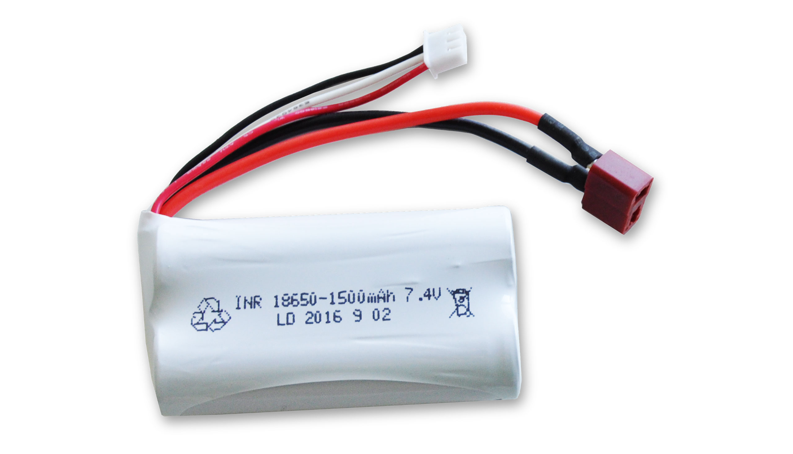 Amewi 7,4V Li-Ion 1500mAh DEAN für 1:12 Fighter/Extreme/Eagle (22184,22185,22186,26023-24-25) 012-fy-7415