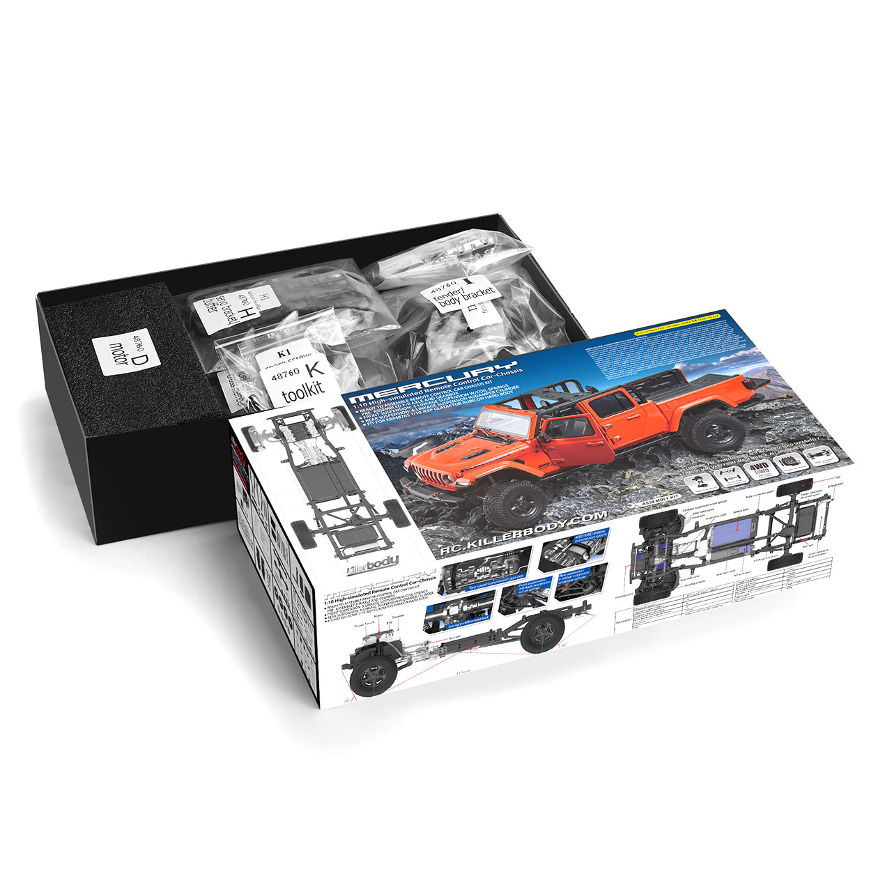Killerbody Mercury Chassis Kit für Jeep KB48760