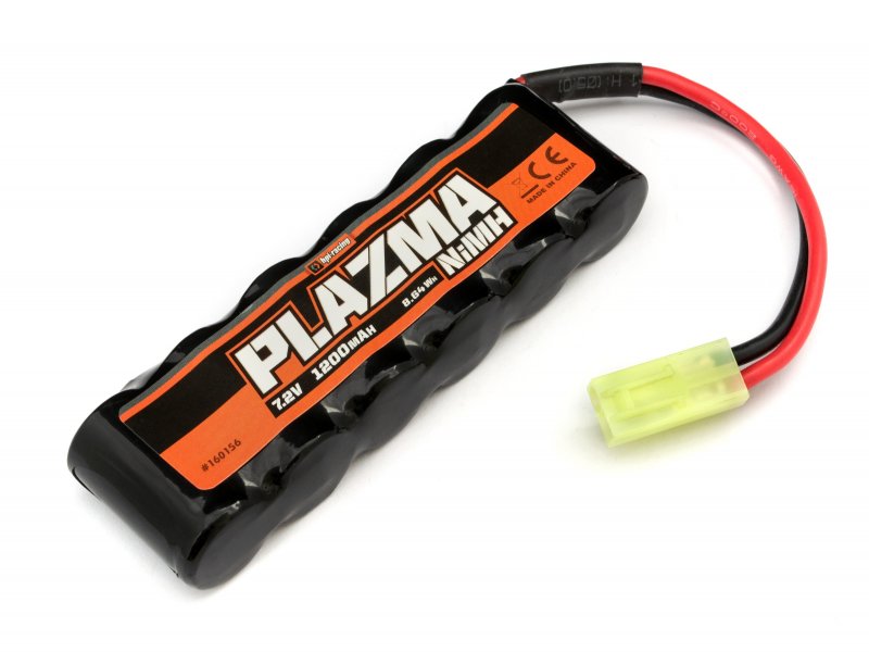 HPI Plazma 7.2V 1200mAh NiMH Mini Stick Akku Pack Mini-Tamiya 160156 - Abbildung 1