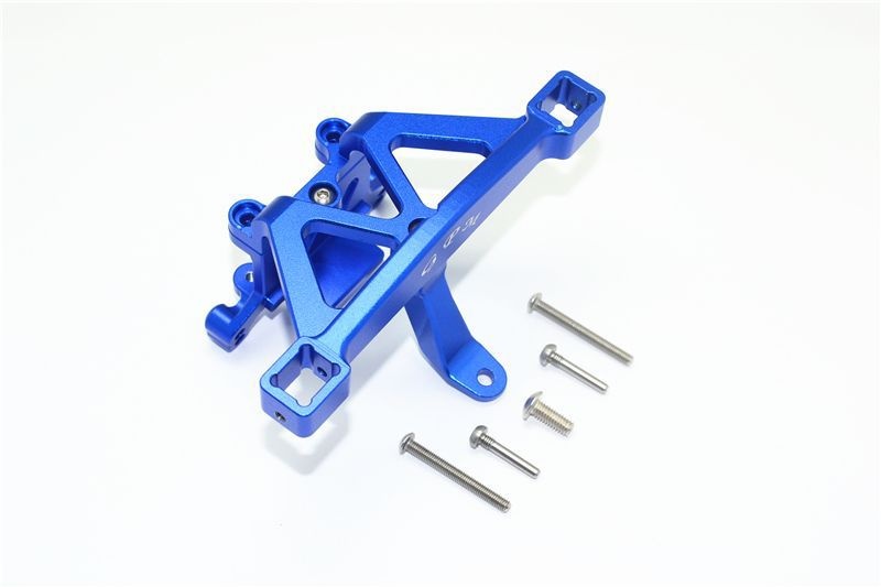 GPM Alu Karosseriebefestigungshalter vorn blau Traxxas 1/10 E-Revo