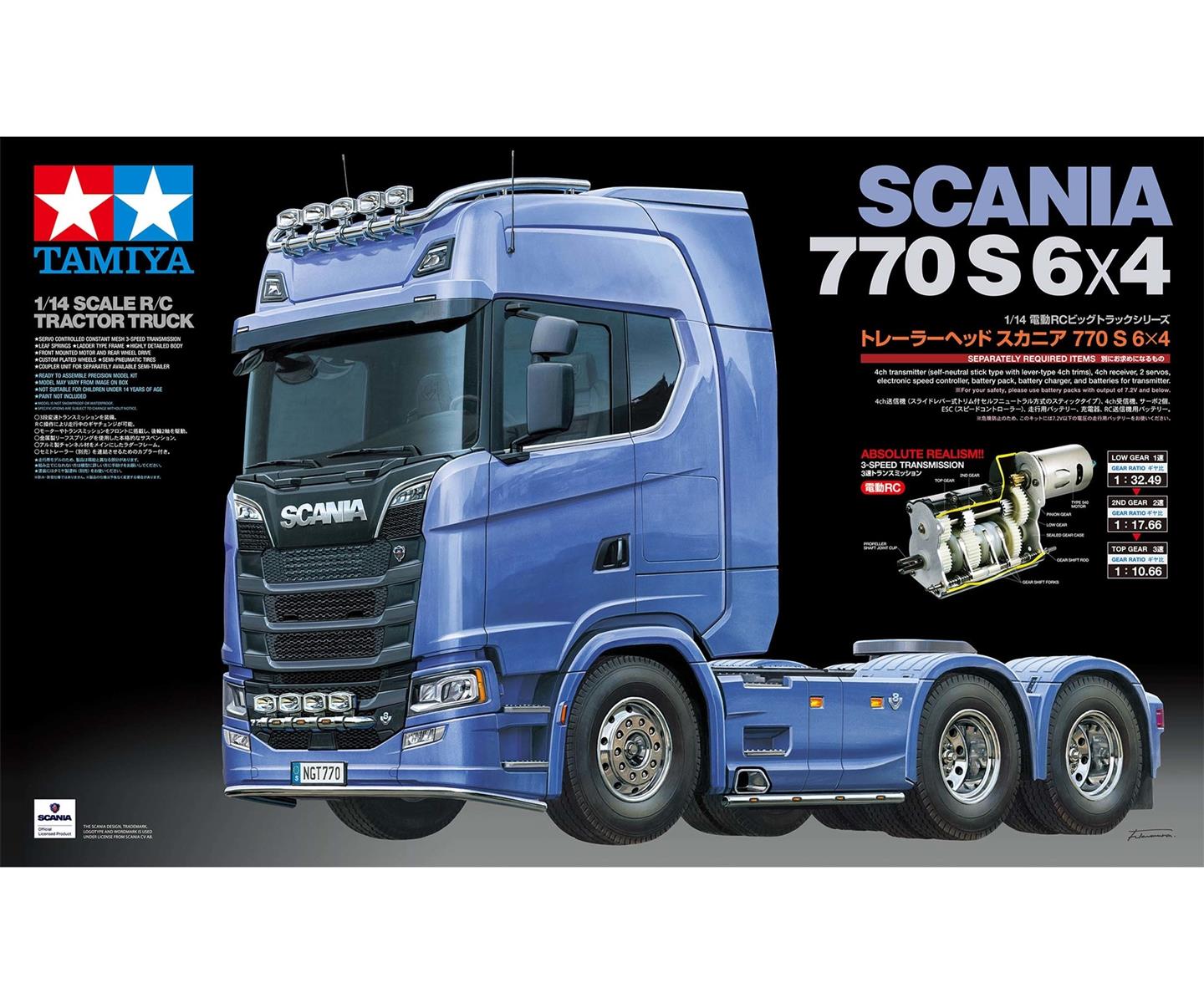 Tamiya 56368 1:14 RC SCANIA 770 S 6x4 300056368
