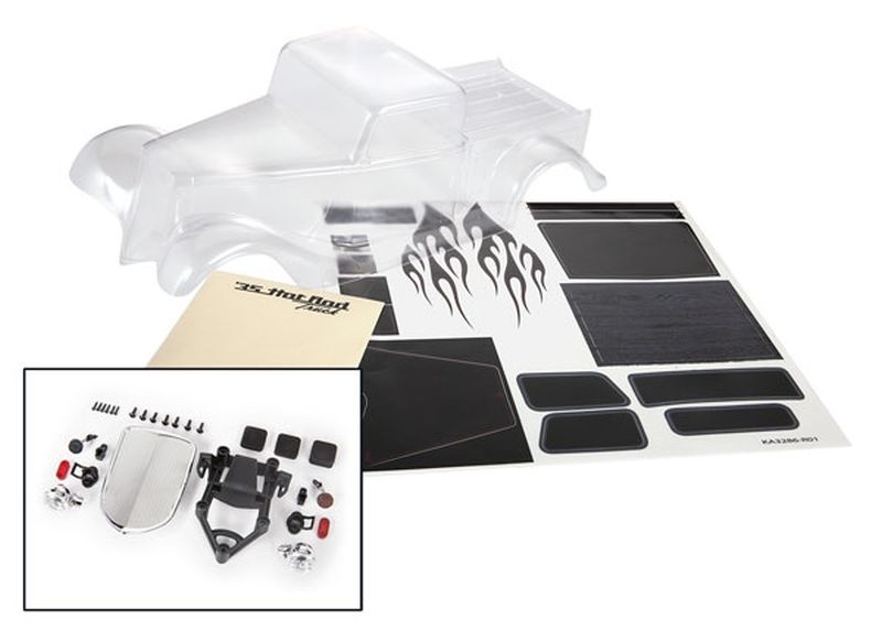 Traxxas Karo Factory Five '35 Hot Rod Truck (klar, unlackiert) + Anb 9335