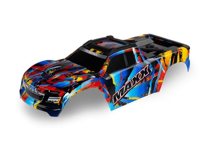 Traxxas Karo Wide-Maxx Rock n' Roll lackiert + Decal Sheet 8931