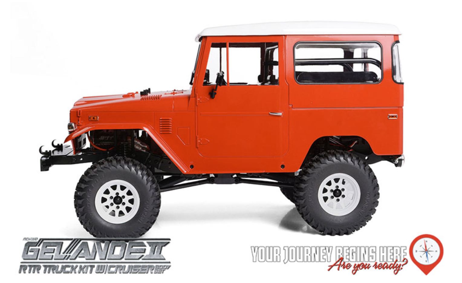 RC4WD Gelande II RTR mit Truck Cruiser Karosserie Z-RTR0047