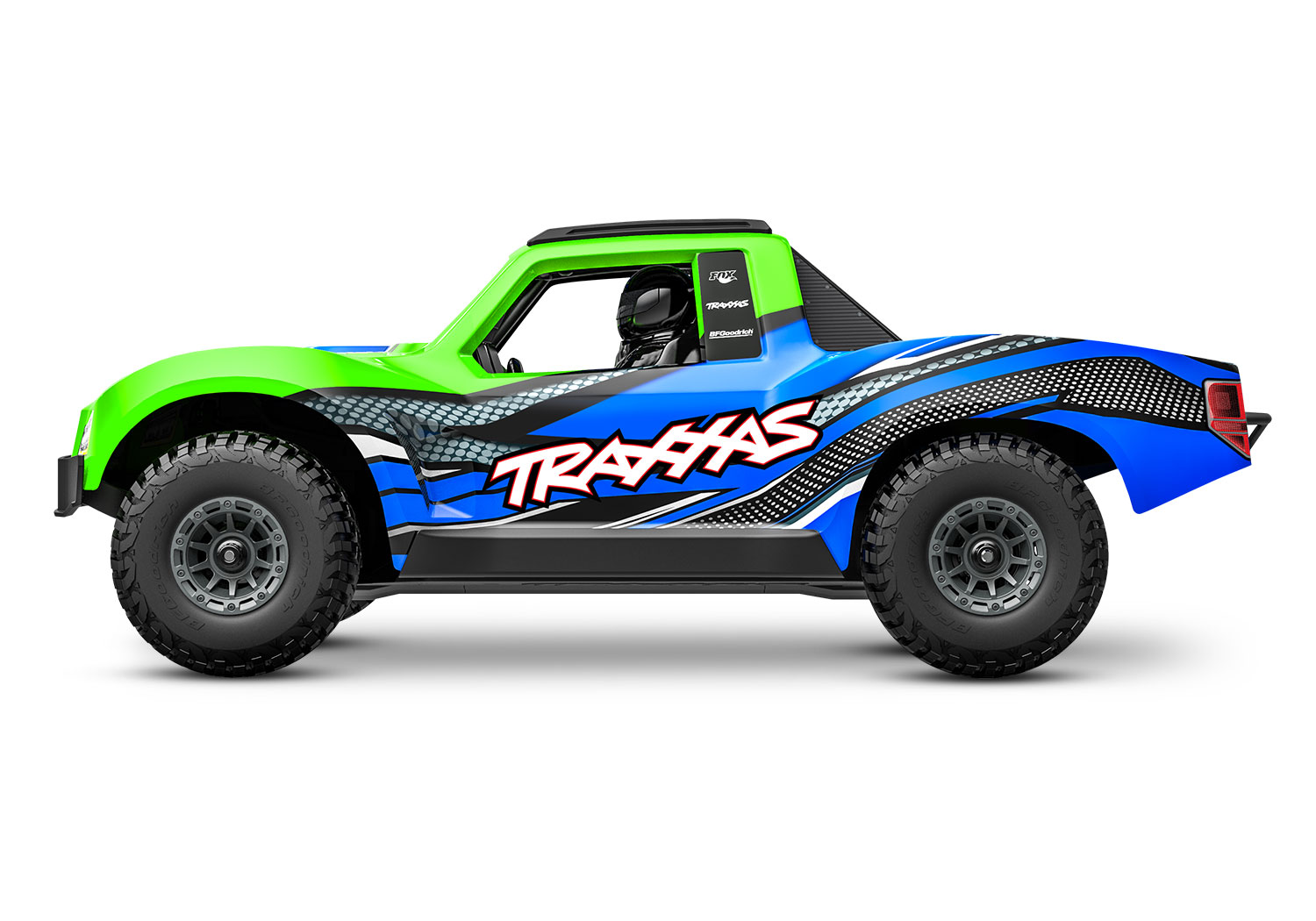 Traxxas MINI-Slash BL-2S 4x4 grün 1/16 Short Course RTR Brushless mit 2S Lipo/Lader 10164-1 - Abbildung 5
