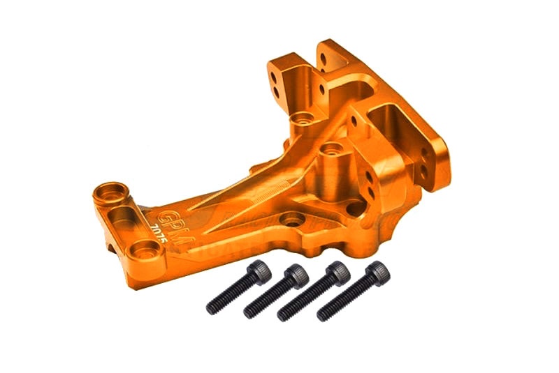 GPM Bulkhead 7075-T6 Aluminium vorne orange TRX XRT XRT012OR - Abbildung 1