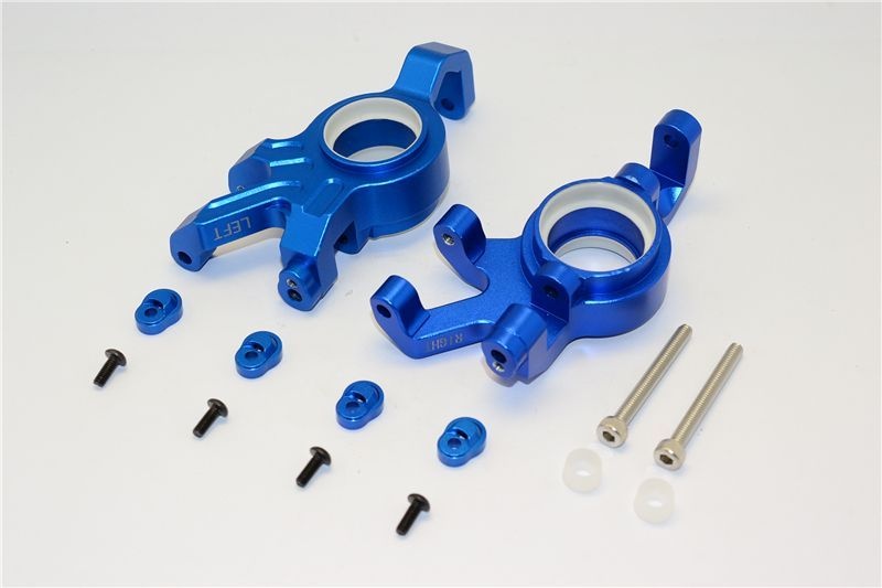 GPM Alu Lenkhebel Set vorne blau Traxxas X-MAXX
