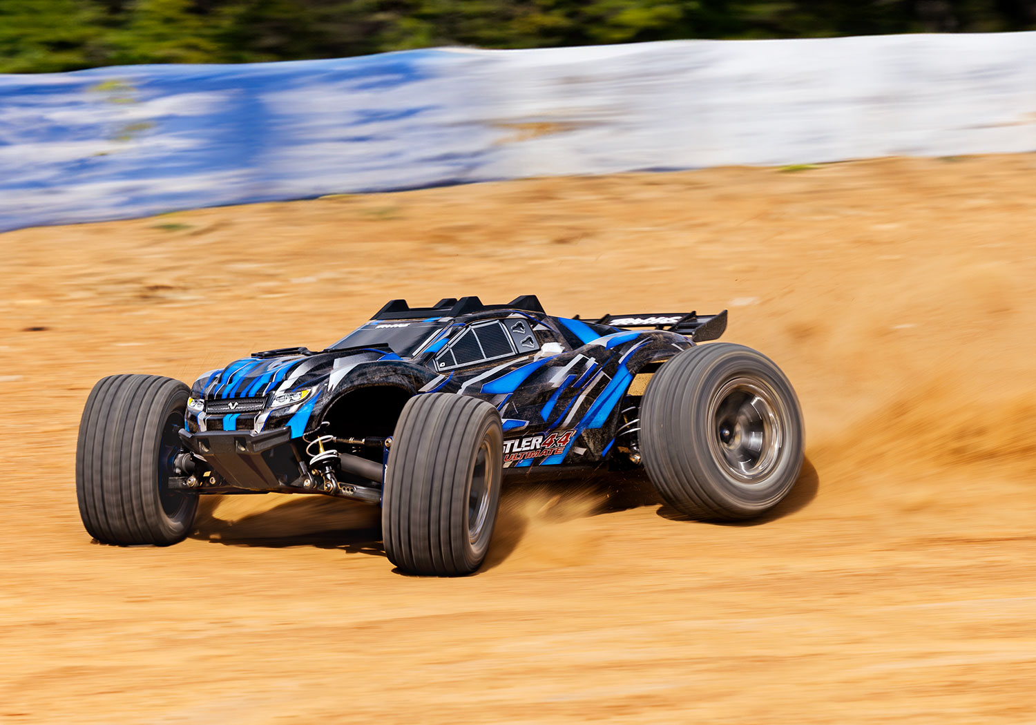 Traxxas Rustler 4X4 Ultimate blau 1/10 Brushless Stadium Truck RTR 67097-4 - Abbildung 8