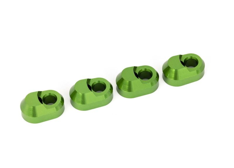 Traxxas Querlenkerstifte-Halter (4) Alu grün X-Maxx, XRT, Maxx 7743-GRN