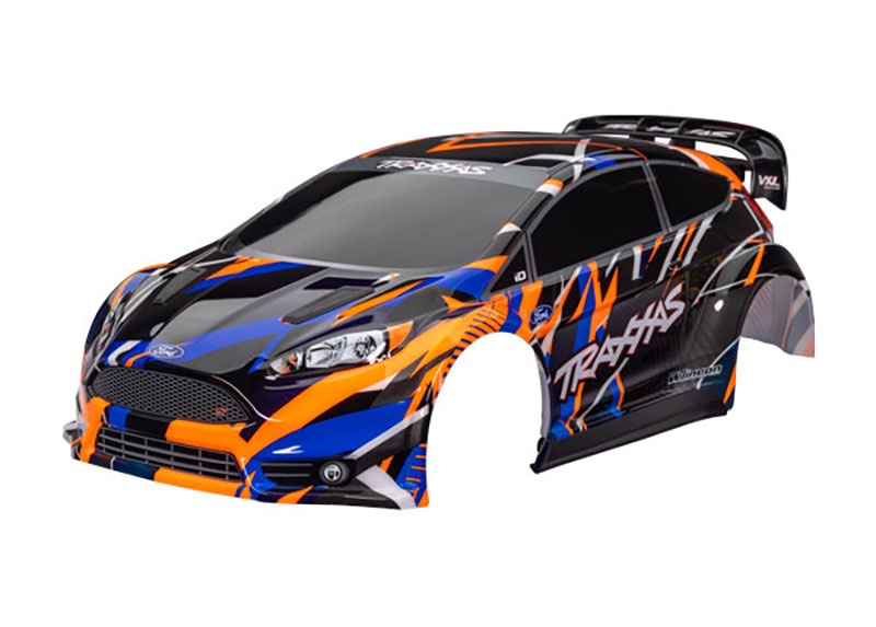 Traxxas Karosserie Ford Fiesta ST Rally orange Rally VXL 7427-ORNG - Abbildung 1