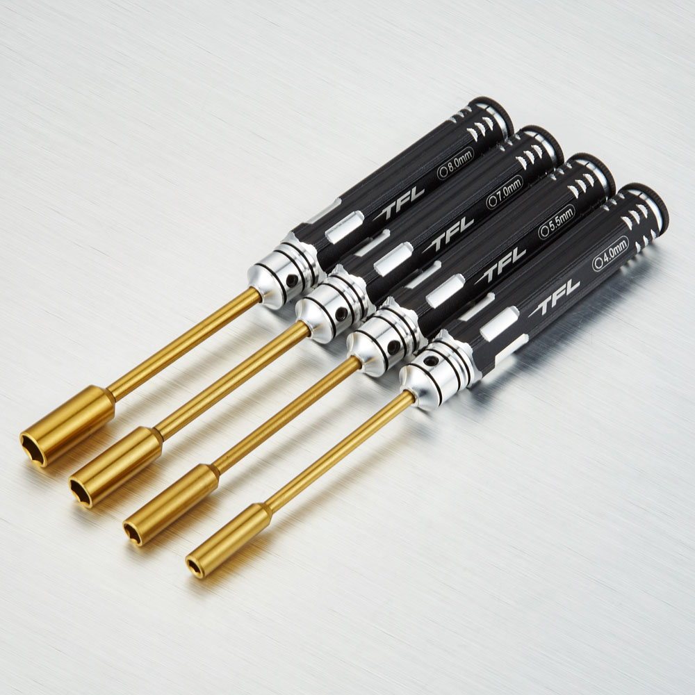 TT1604-08BK Sechskant Steckschlüssel Set 4,0/5,5/7,0/8,0mm