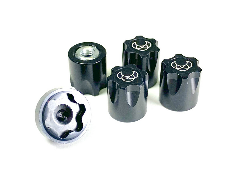 Absima 1:10 Radnabe M4 schwarz (4 St.) 2560024