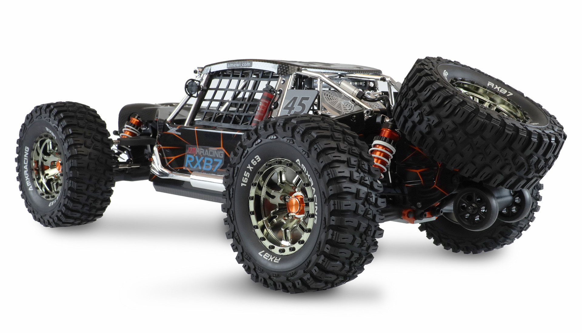 Amewi AMXRacing RXB7 Buggy 1:7 4WD RTR schwarz 22553 - Abbildung 4