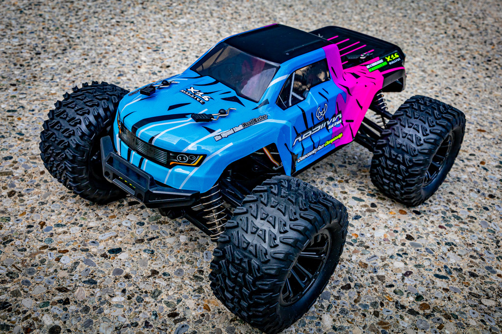 Absima 1:16 Monster Truck MINI AMT pink/blau 4WD RTR 16007