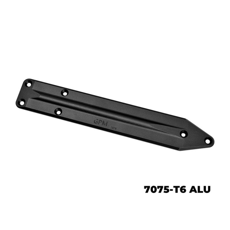 GPM Alu Skidplatte hinten schwarz  ARRMA 1/8 Kraton 6S EXB V6 MKV6330RBK